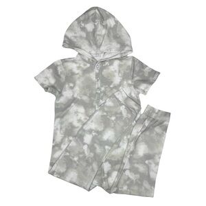 Grayson Collective‎ Tie-Dye Hooded Romper